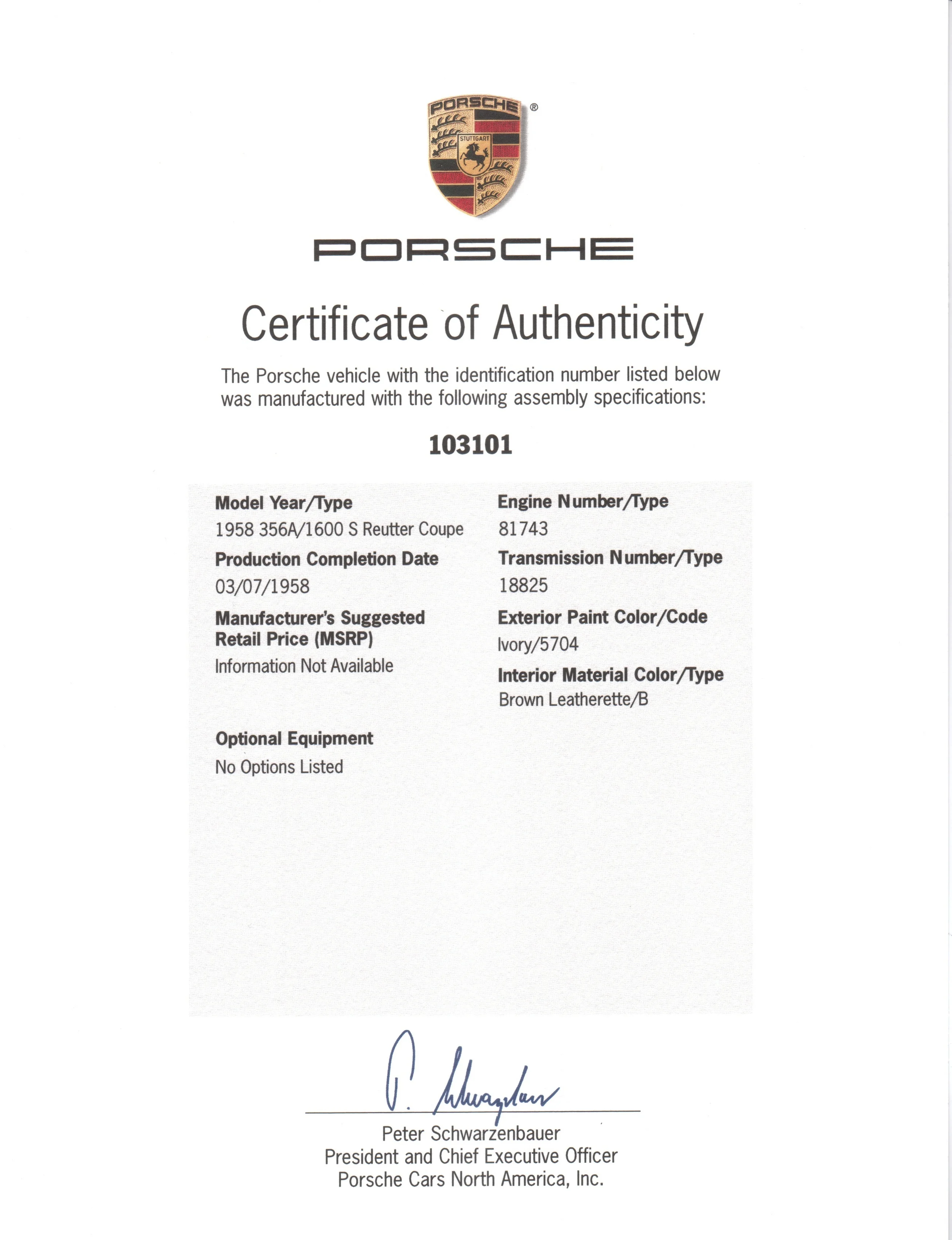 1958 Porsche 356A 1600S COA.jpg