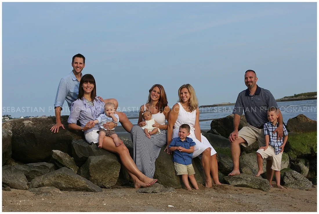 BEACH FAMILY PORTRAITS / CT SHORELINE PHOTOGRAPHY