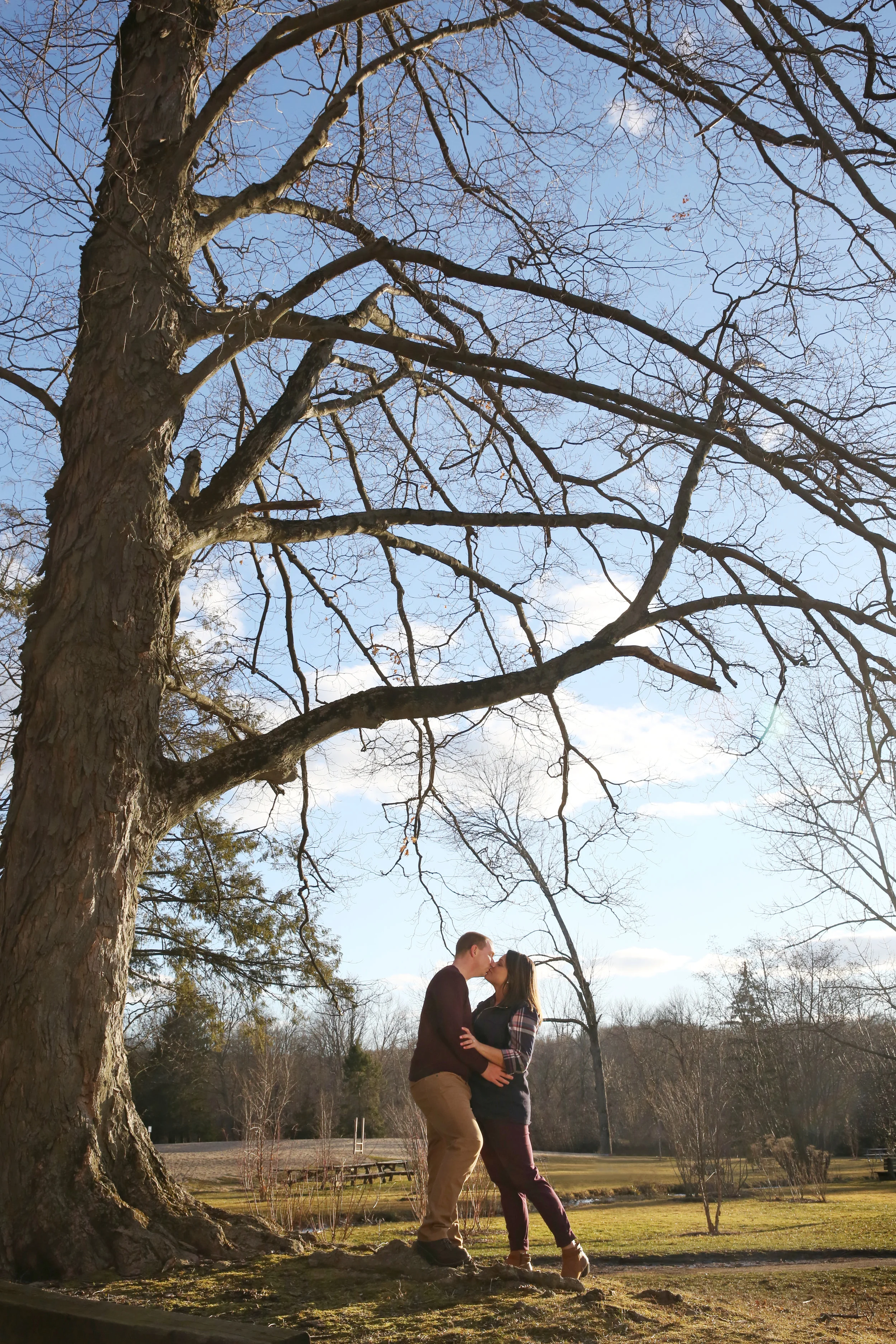 Amanda + Andy | Wadsworth Falls State Park | CT Engagement Photography 