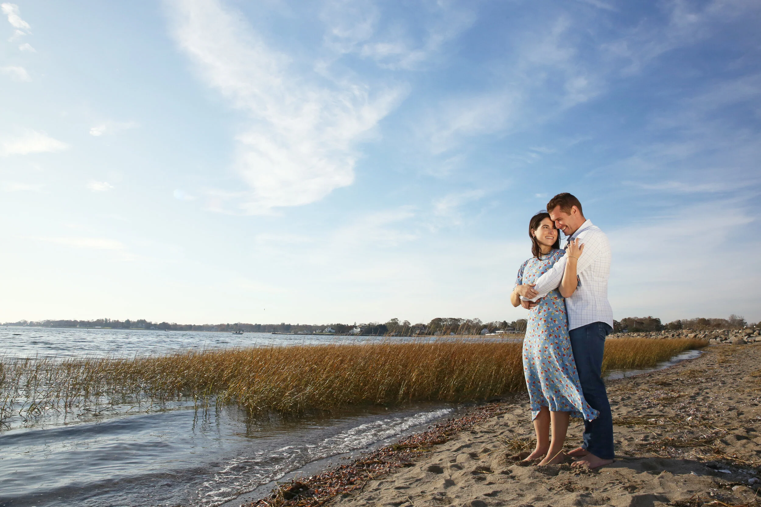 Lauren + Matthew | CT Engagement | Sasco Beach | Southport Harbor | Fairfield CT