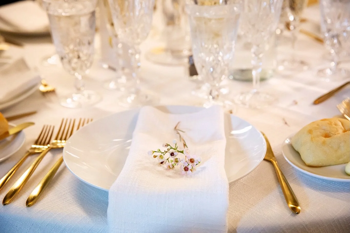 The details tell the story.

From the carefully chosen florals and beautifully styled tablescapes to the personalized place settings and thoughtfully curated menu, every detail of a wedding day reflects the couple&rsquo;s unique vision and love story