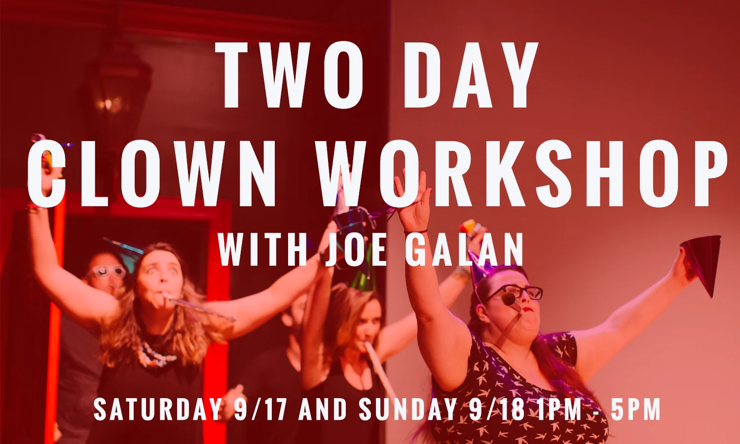 Newsletter imagery for The People's Improv Theater 