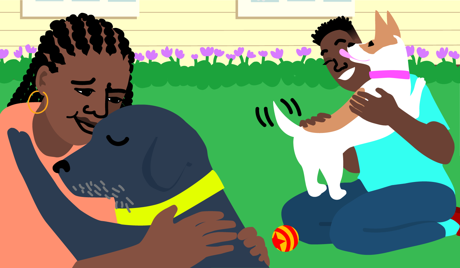  Nayla and Roco find their way back home to their family. 