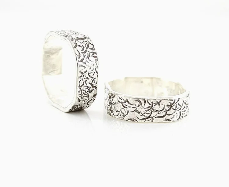 Hammered Wedding Bands