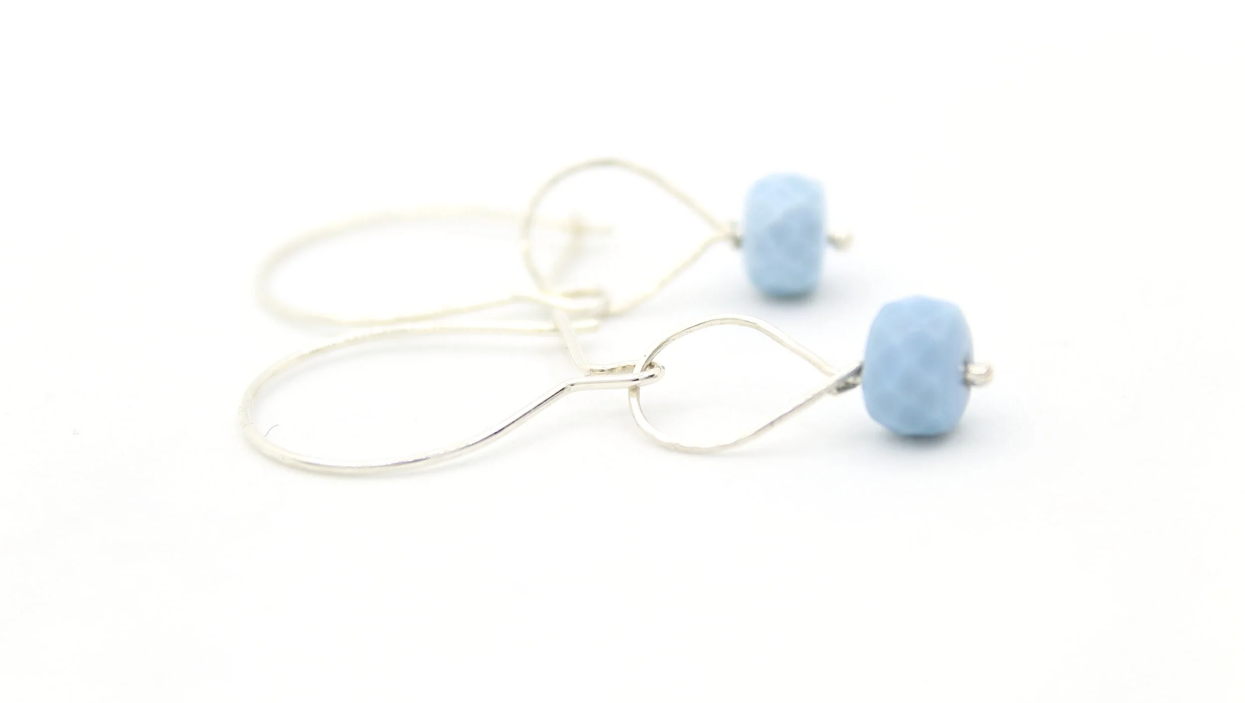 Blue Opal Earrings