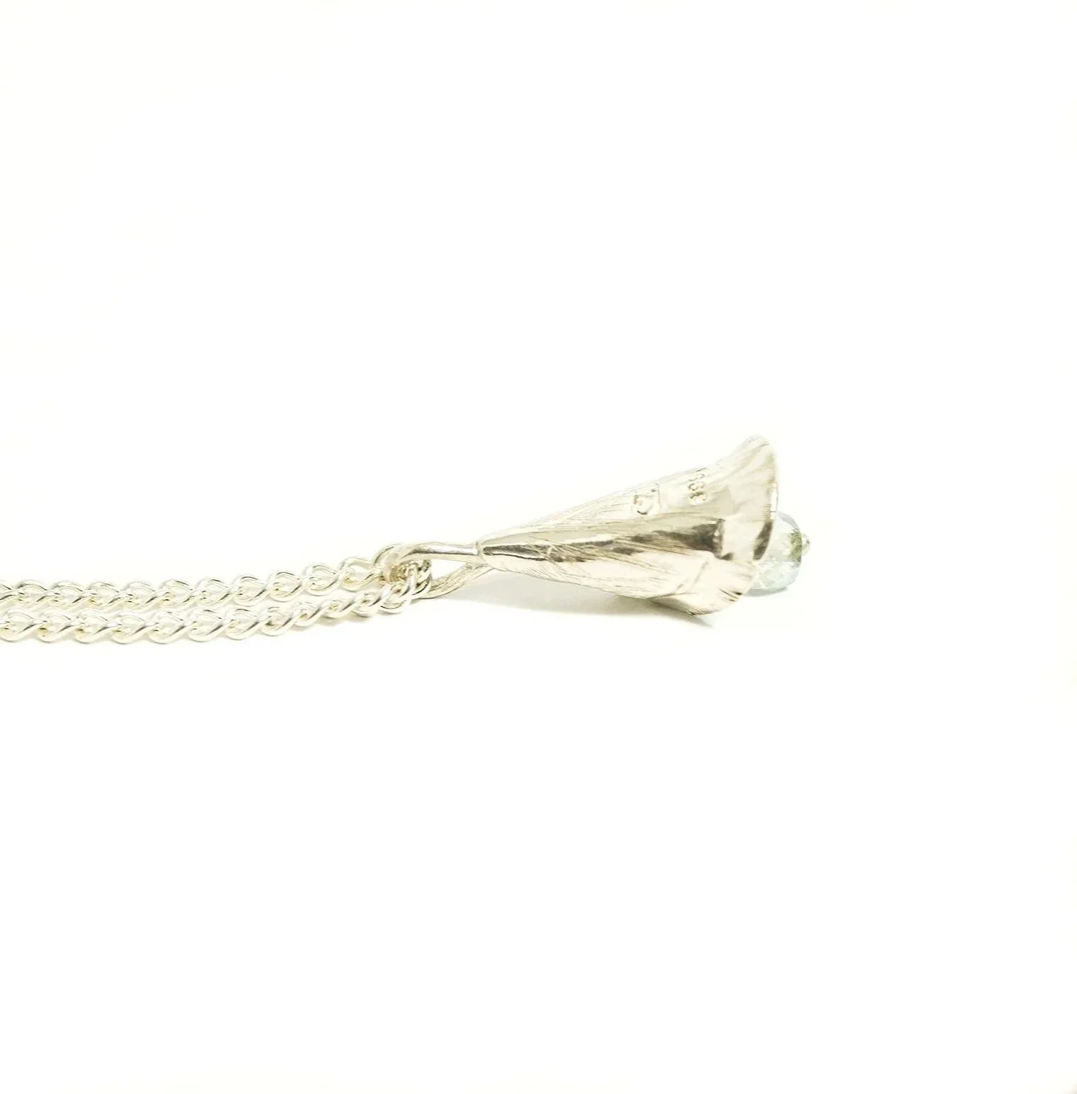 Calla lily engraved back