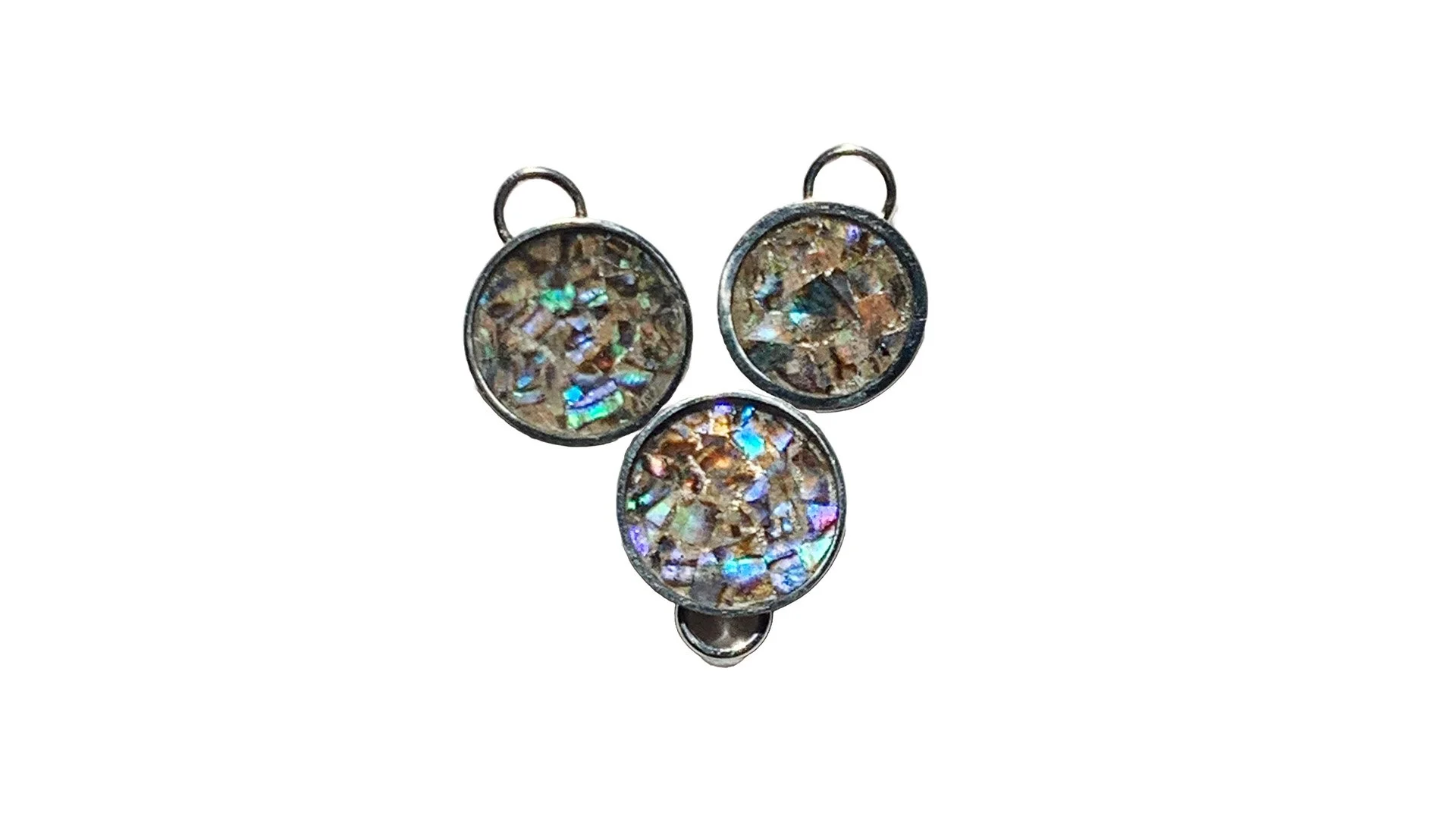 Abalone Inlay Pendant Necklace