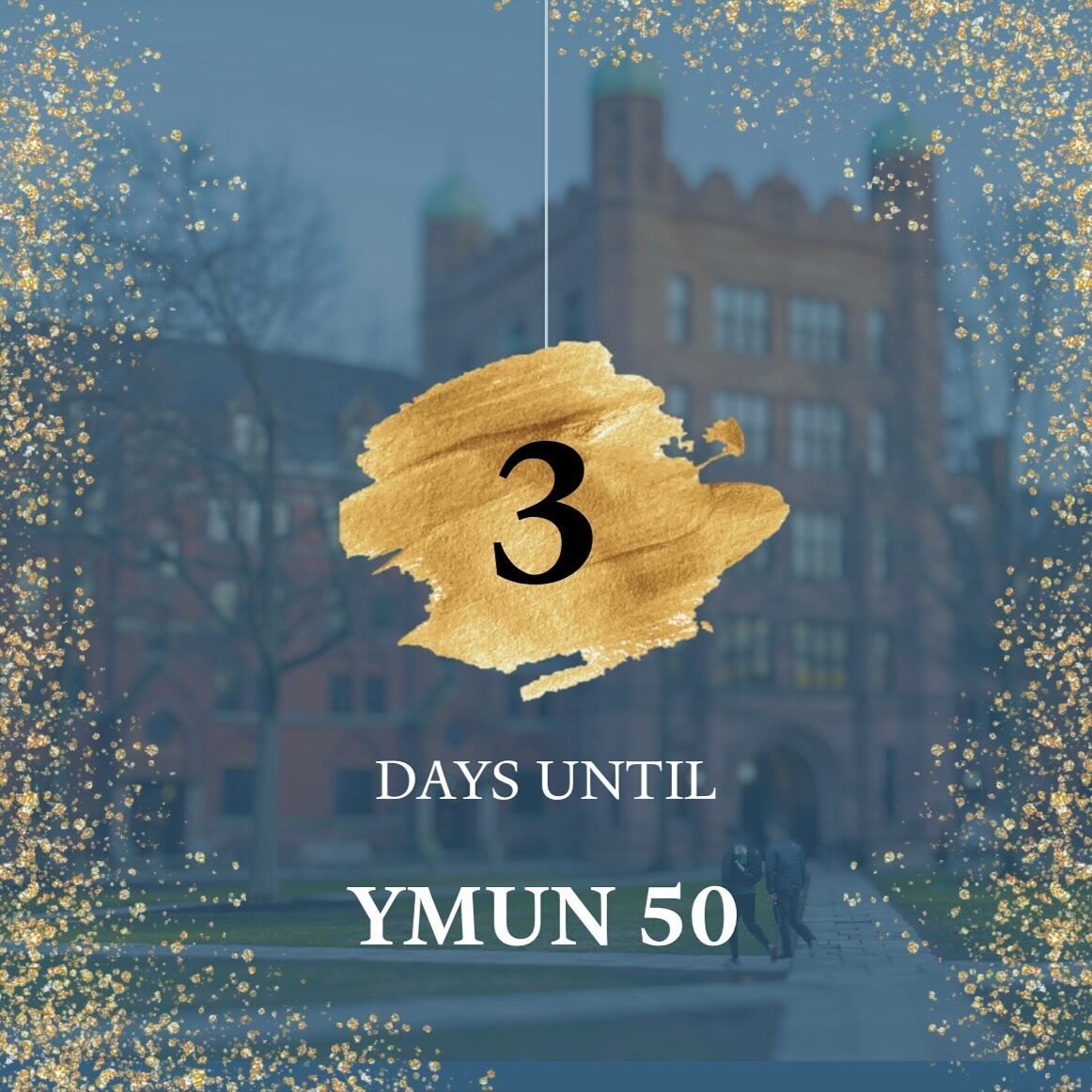Just 3 more days until YMUN50! We are so excited to welcome all of the delegations to campus for an exhilarating weekend of debate, connection, and cooperation.