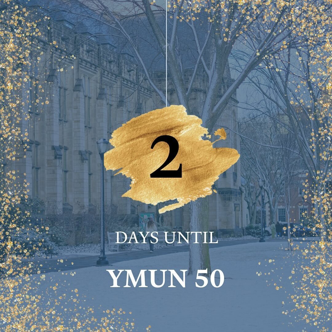 2 days left until YMUN50, whose ready?!