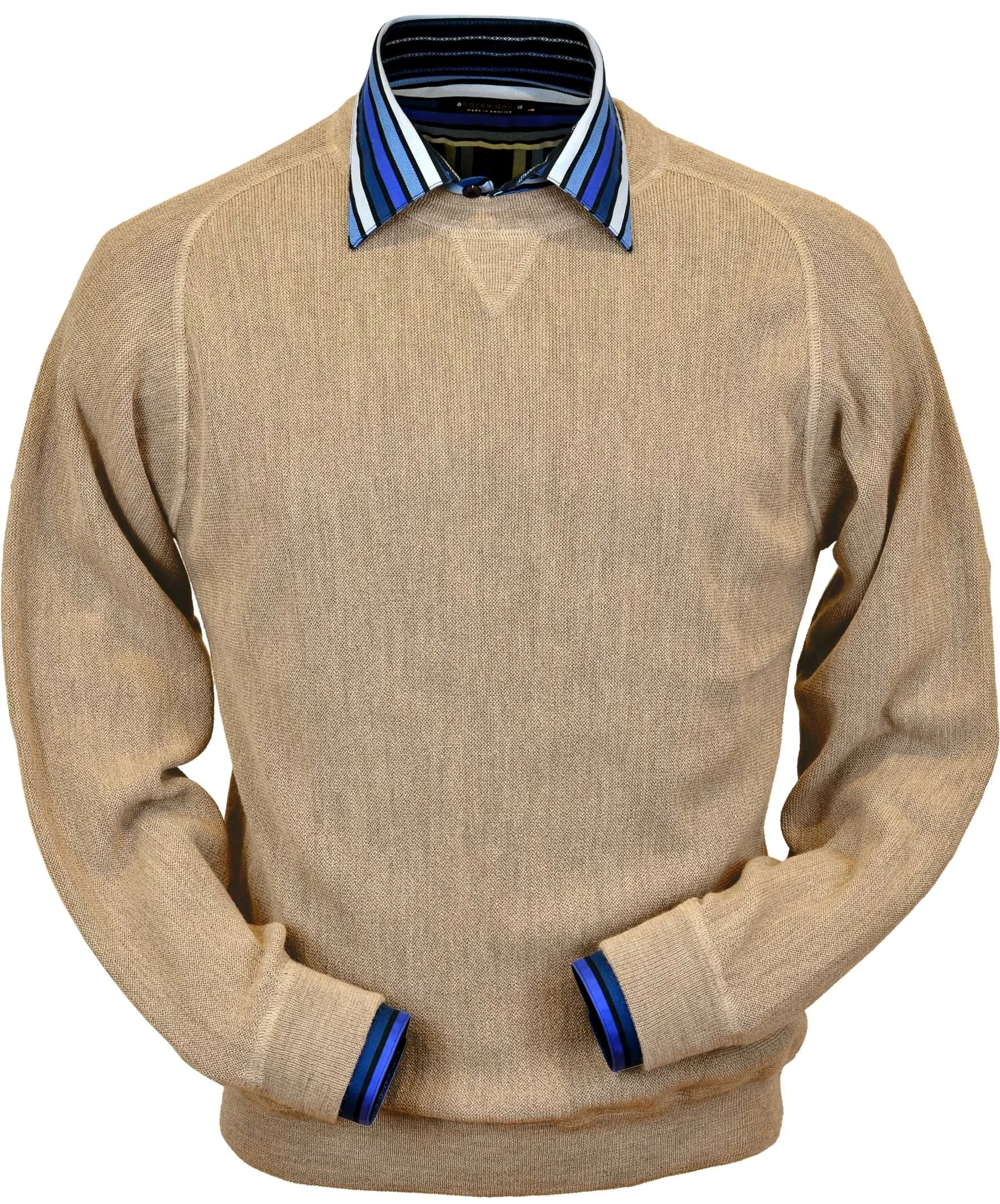 Beige Heather Sweatshirt Baby Alpaca (BASL101o-371)