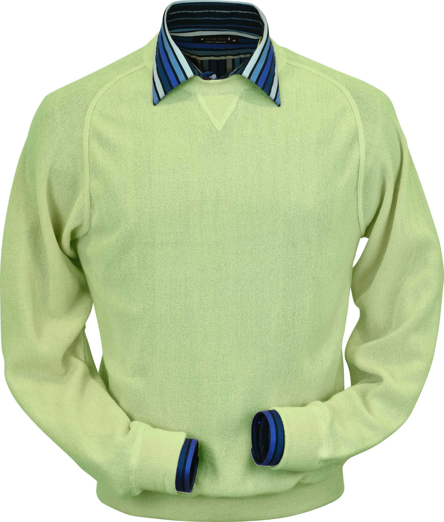 Lime Sweatshirt Baby Alpaca (BASL101o-518)