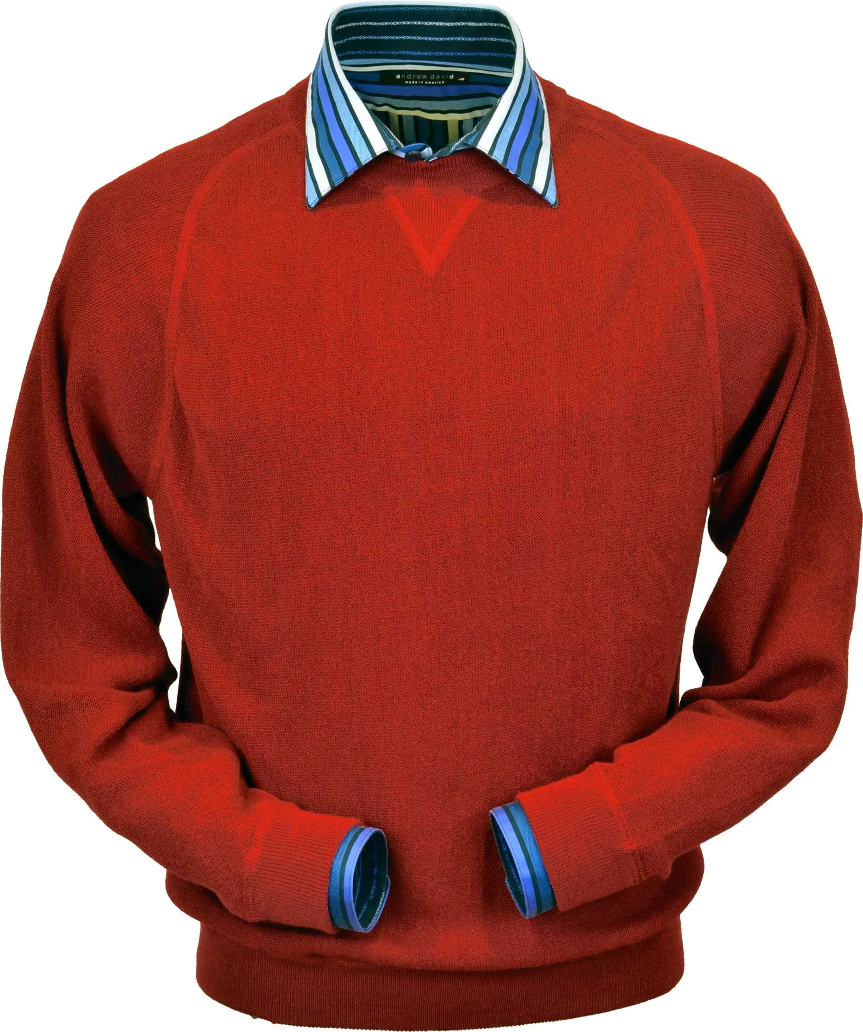 Wisconsin Red Sweatshirt Baby Alpaca (BASL101o-570)
