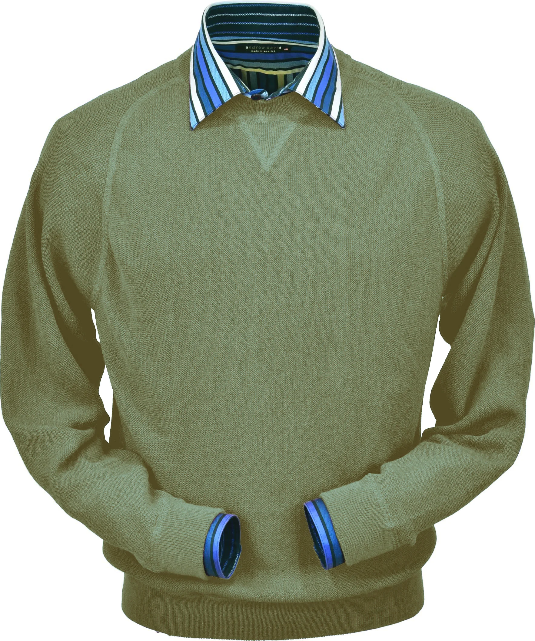 Light Sage Sweatshirt Baby Alpaca (BASL101o-483)
