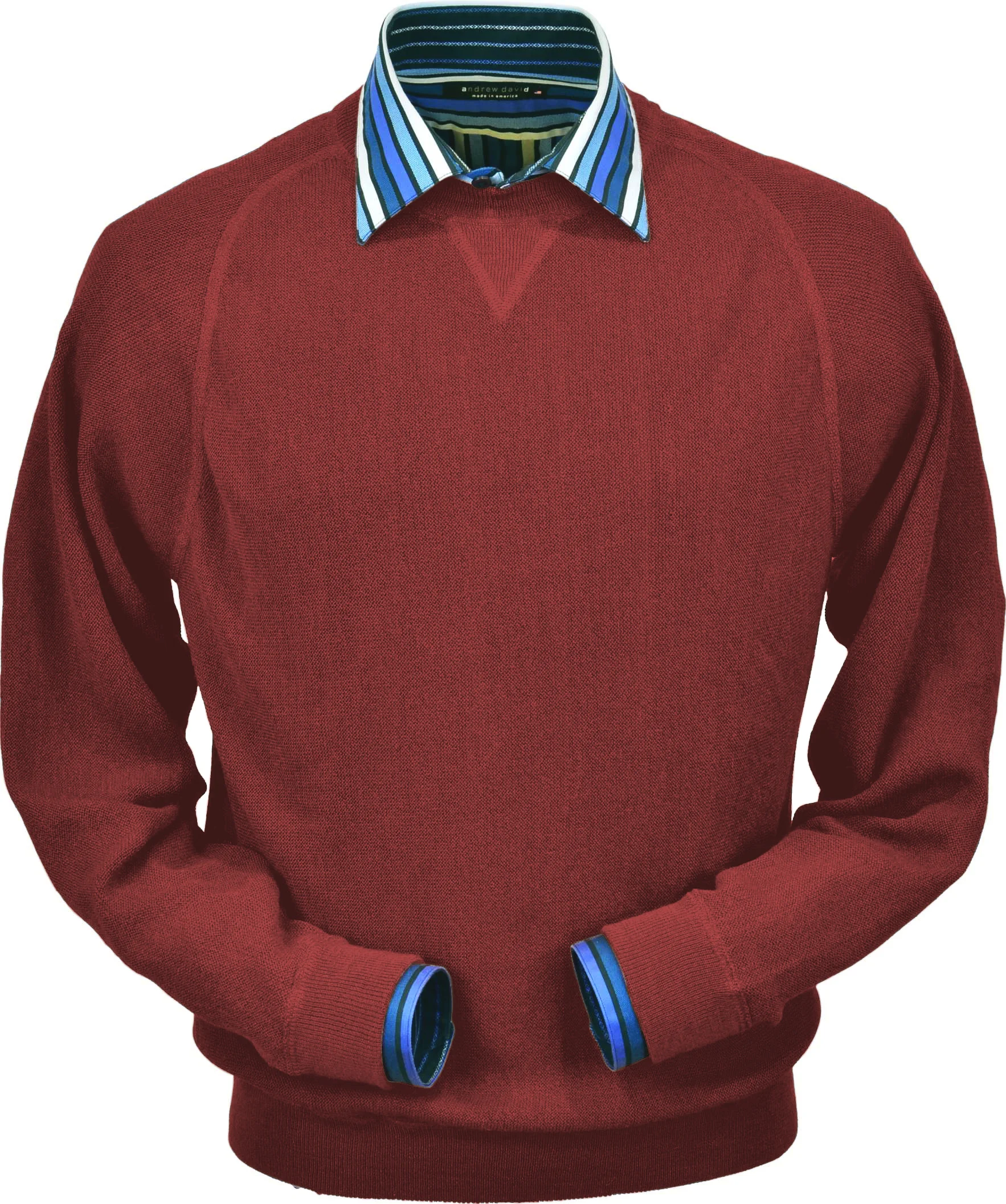 Rust Sweatshirt Baby Alpaca (BASL101o-521)