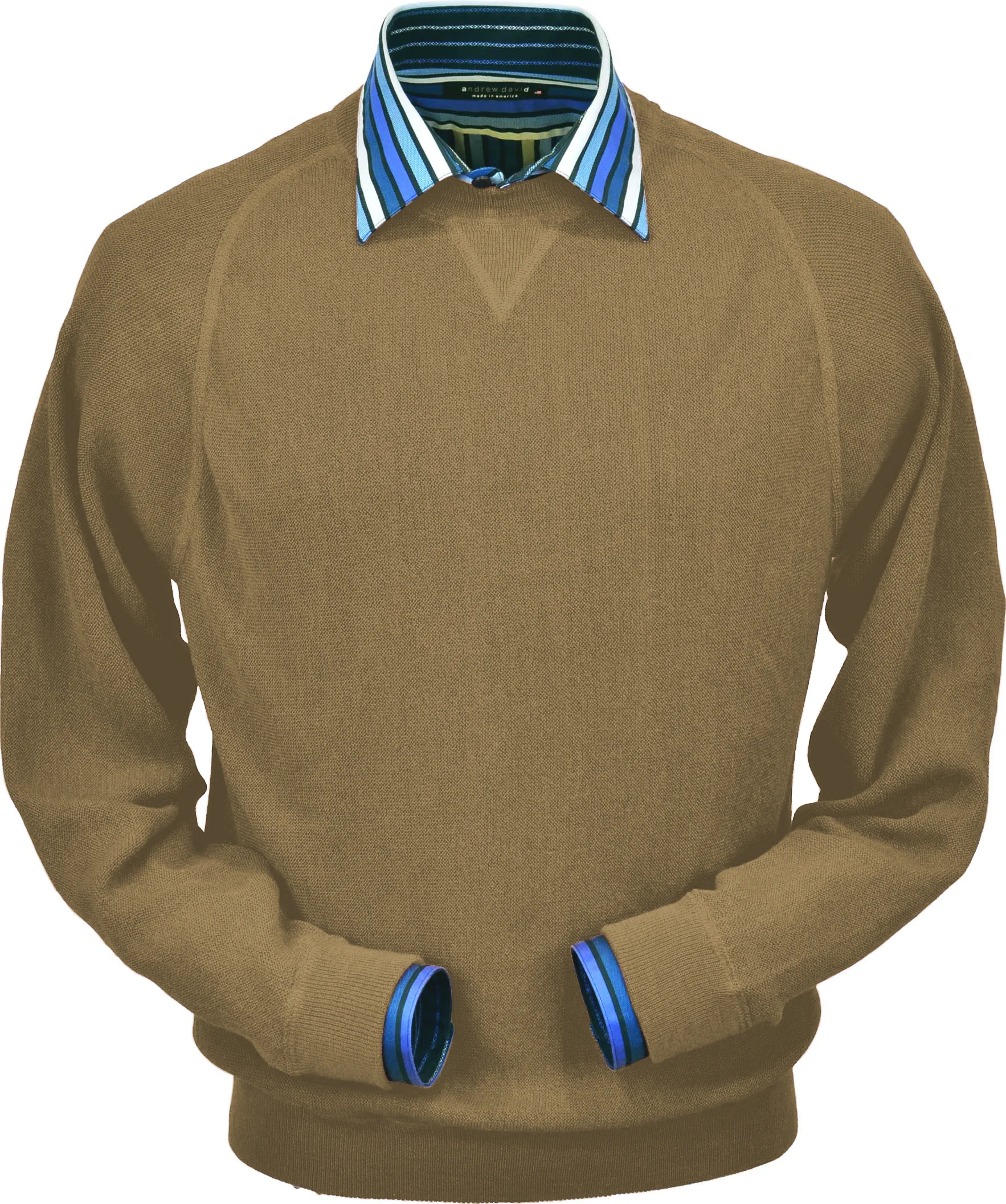 Wheat Heather Sweatshirt Baby Alpaca (BASL101o-816)