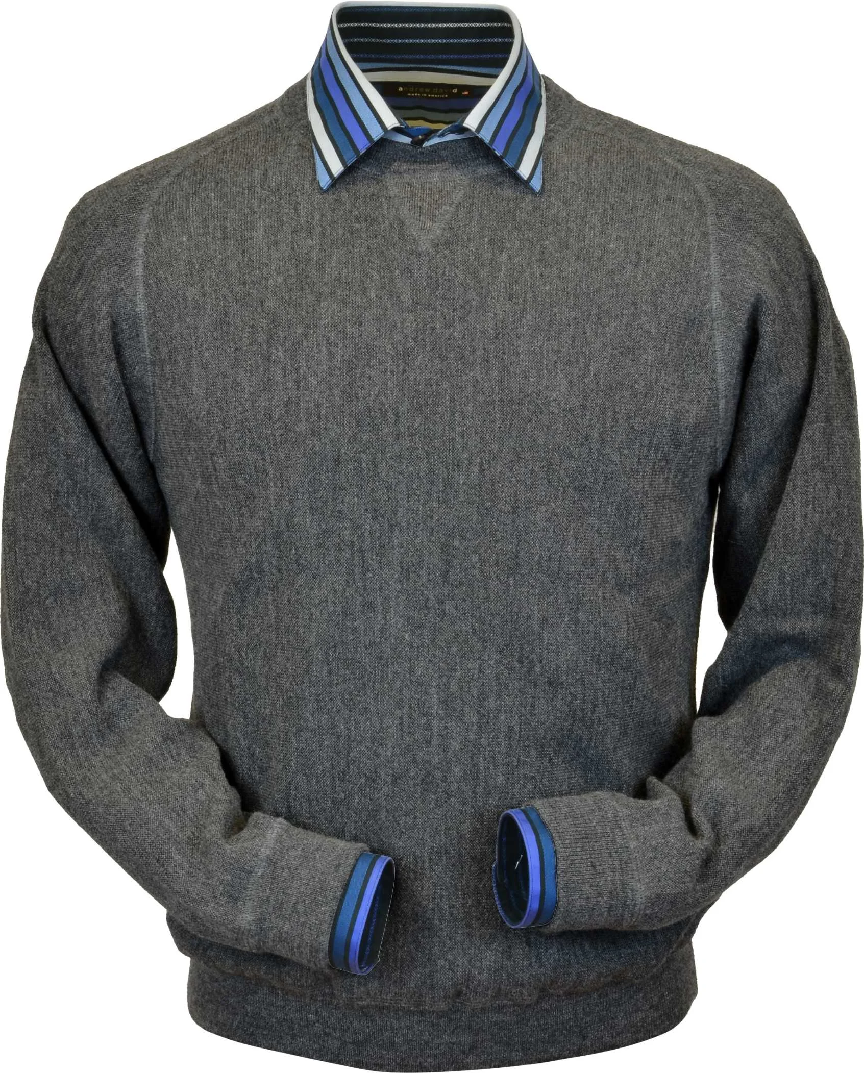 Medium Grey Heather Sweatshirt Baby Alpaca (BASL101o-150)