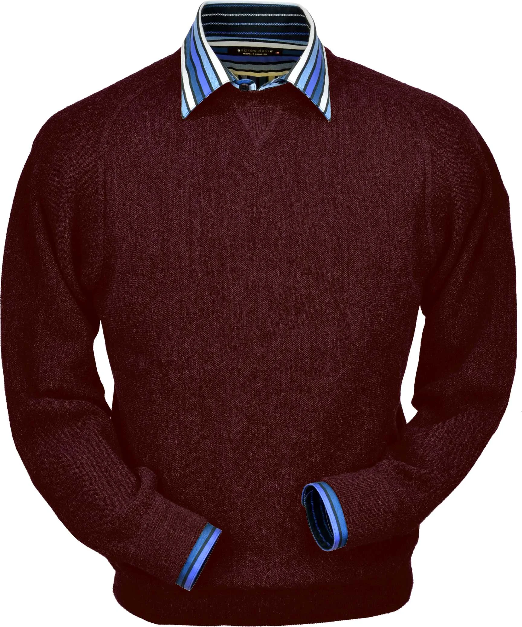 Wine Heather Sweatshirt Baby Alpaca (BASL101o-835)