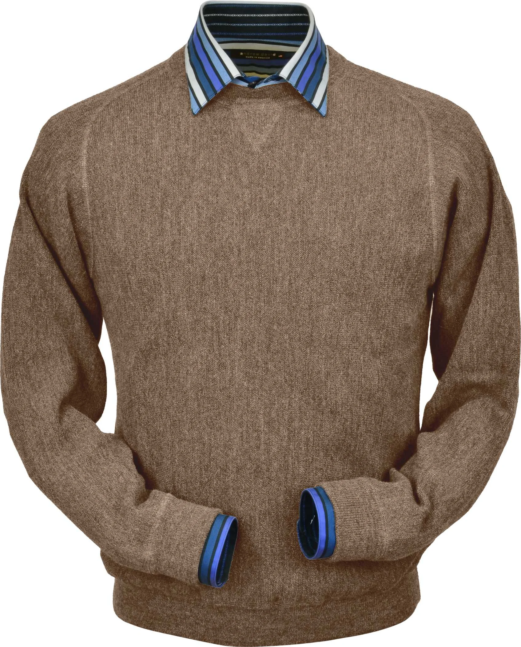 Taupe Heather Sweatshirt Baby Alpaca (BAVL104o-987)