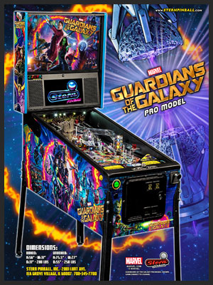 GUARDIANS OF THE GALAXY PINBALL