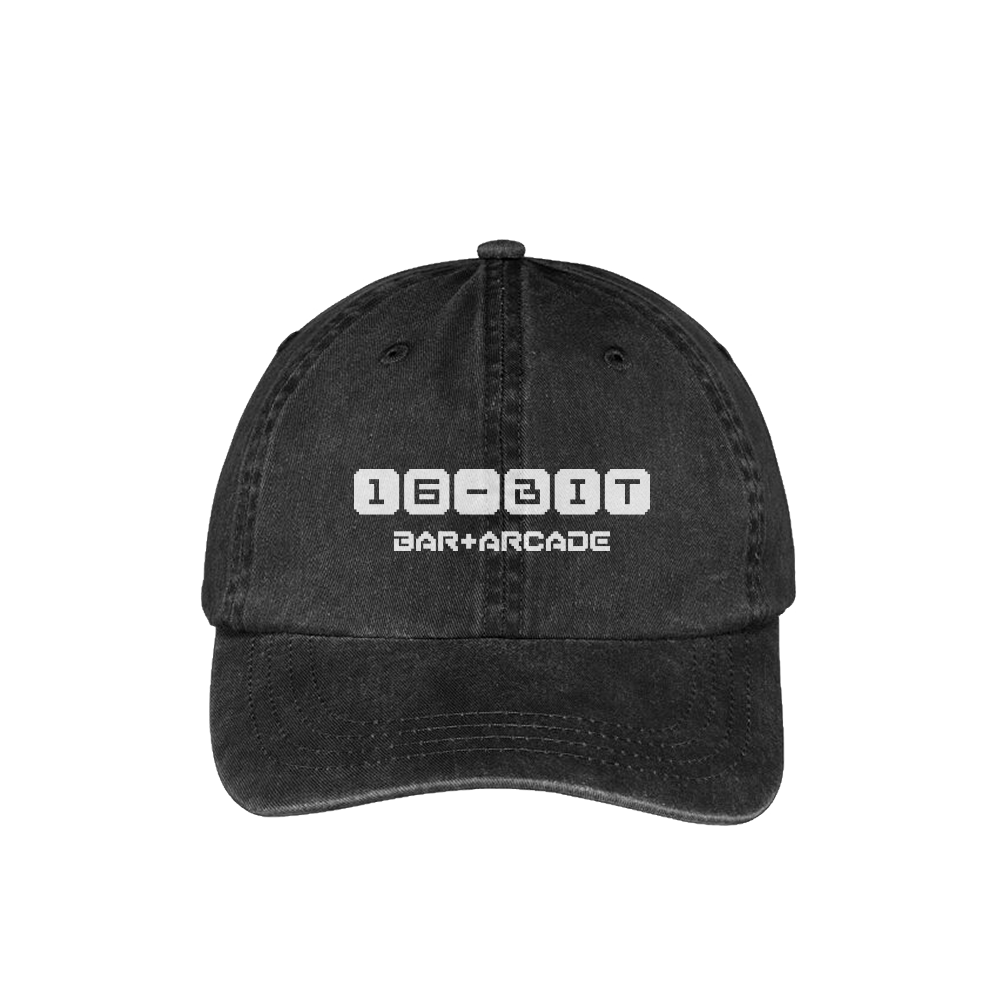 16-Bit Dad Hat - Black — 16-Bit Bar+Arcade