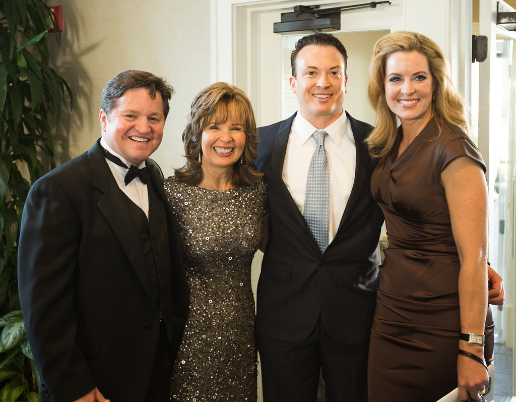  Denny and Leslie with Paul and Sarah Gerdes, some of our most valued supporters. 