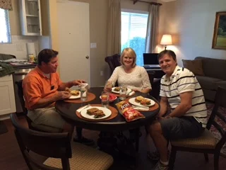 Denny with the Mackays