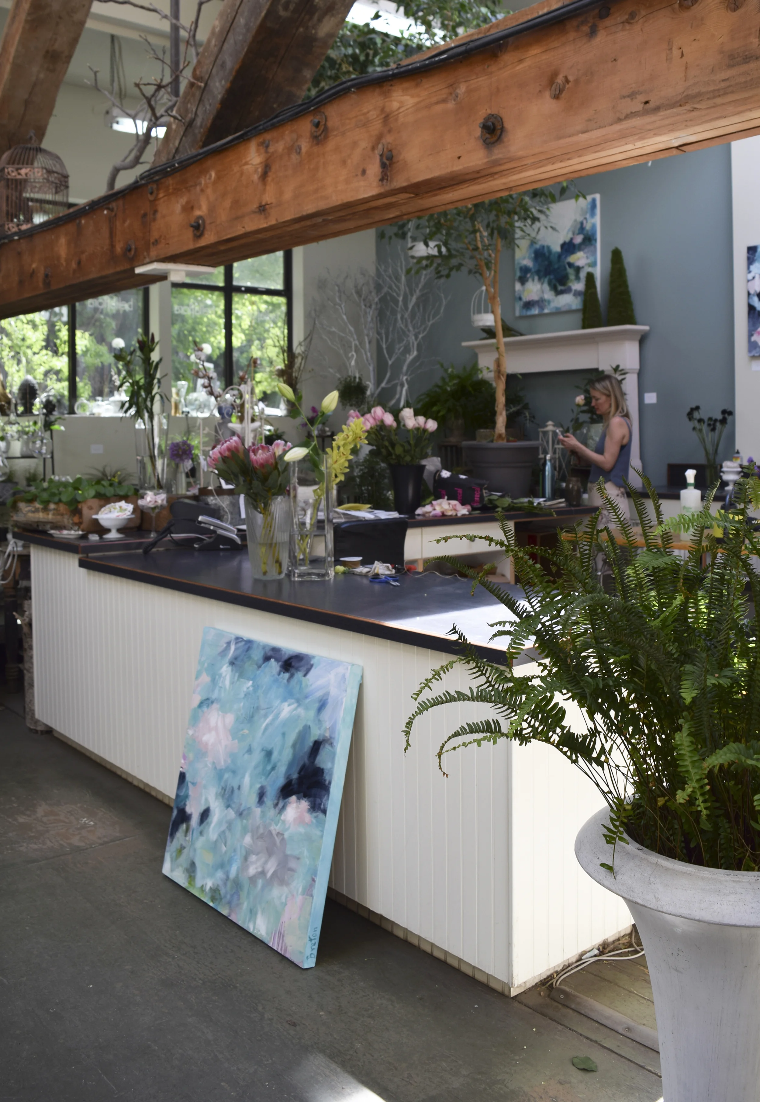 JULIE BRETON ART AT BELLAFLORA