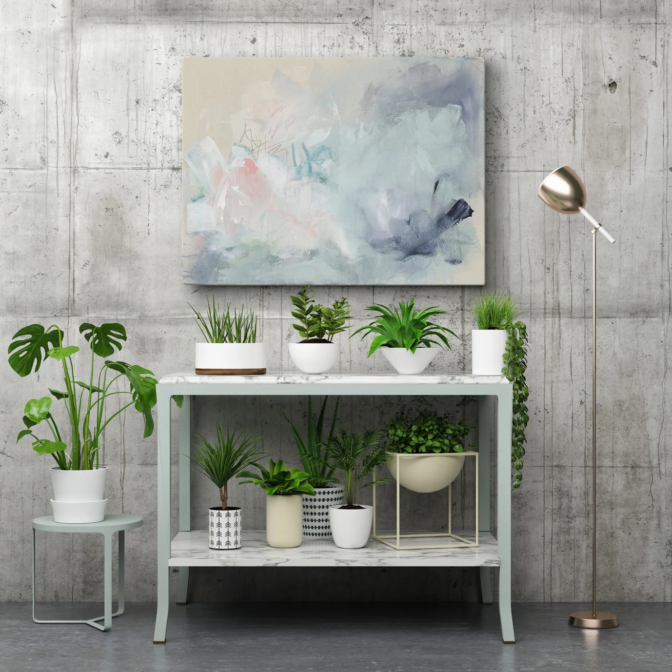 JULIE BRETON ART | PARIS SKY No.2 art &amp; botanicals