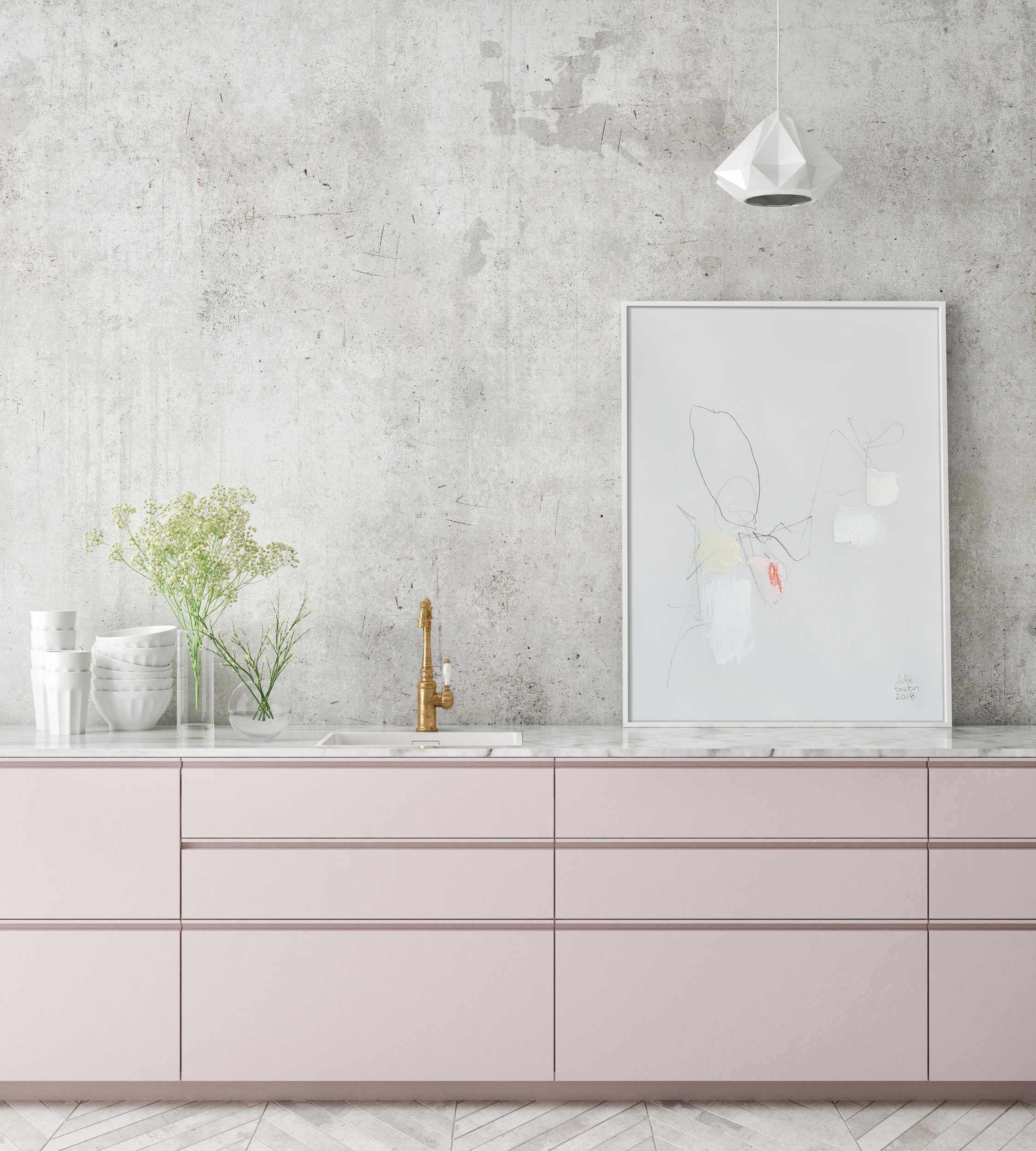 JULIE BRETON ART | MINIMAL BOTANICAL DRAWING