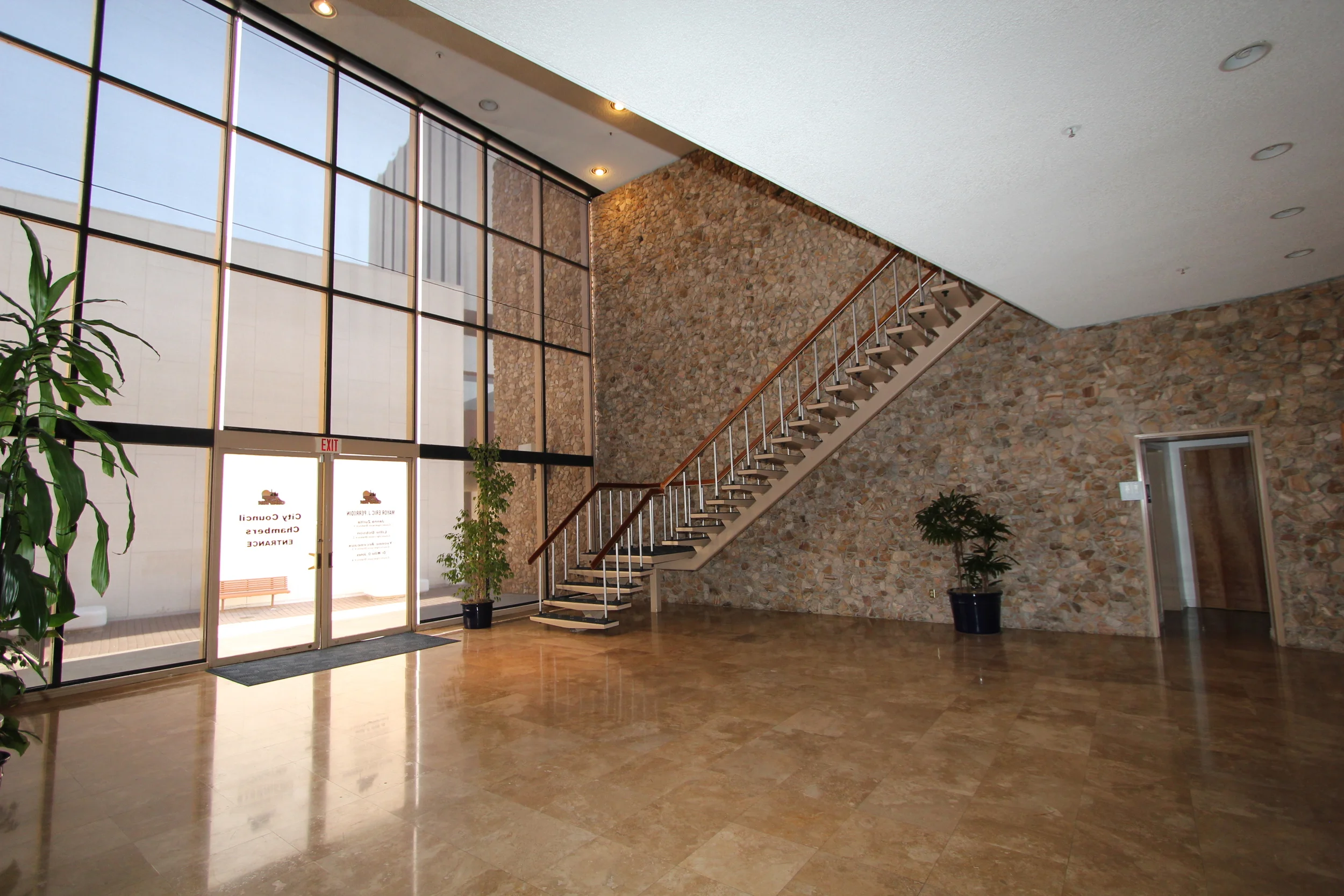 Interior of Compton City Hall (Chattel, 2012)