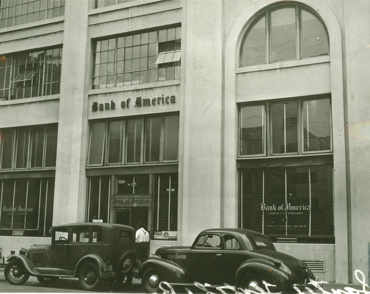 Maxfield Building facade, historic photograph.