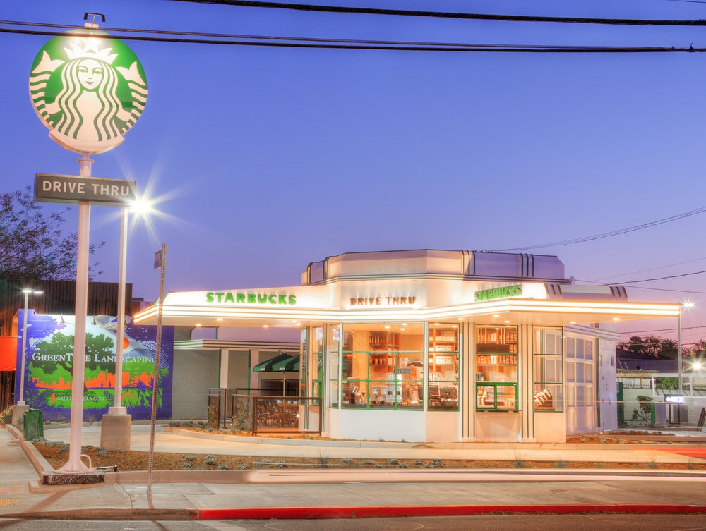  Gilmore Gas Station rehabilitated and converted into a Starbucks 