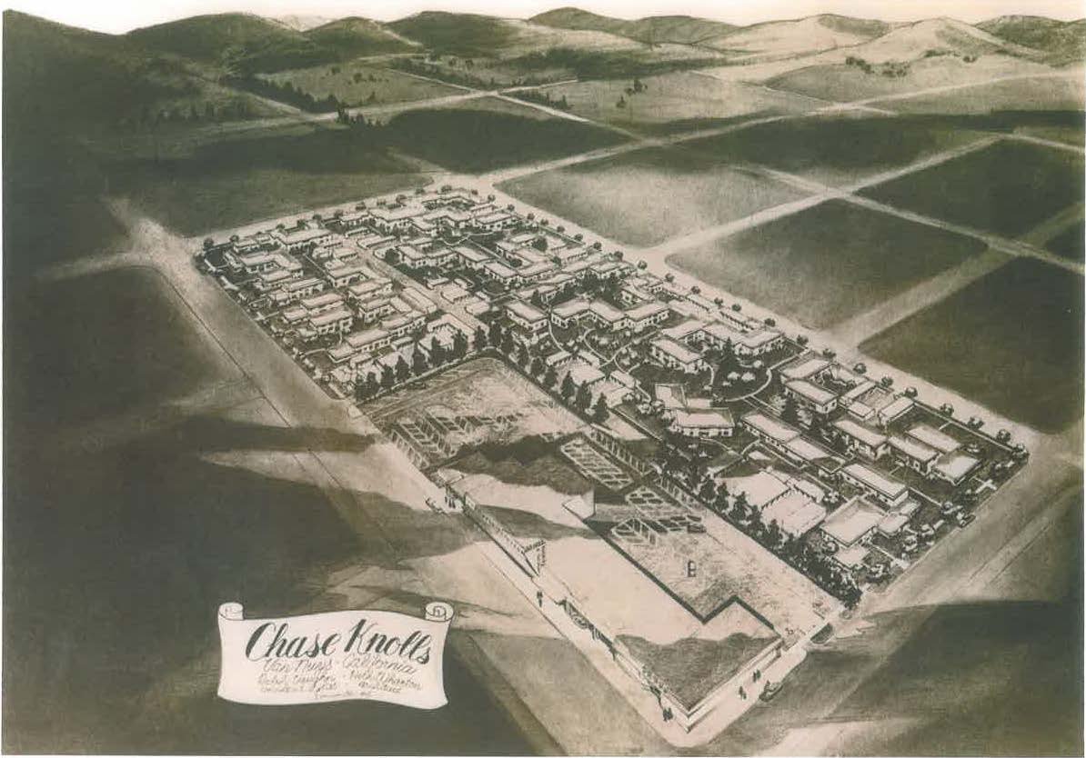 Aerial Drawing_Chase Knolls brochure and photos circa 1950.jpg