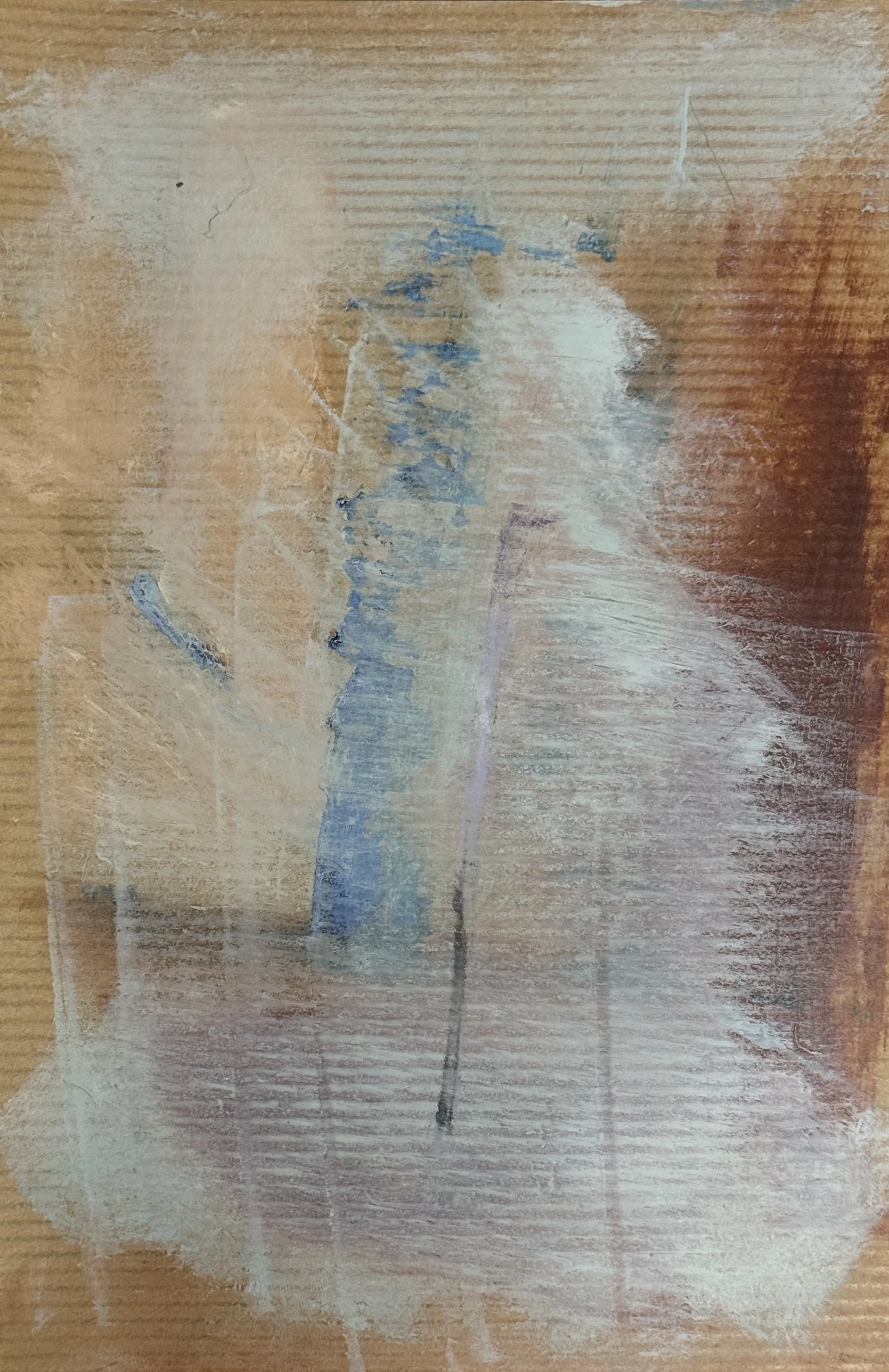  Oil on paper on board  15 X 21 cms 