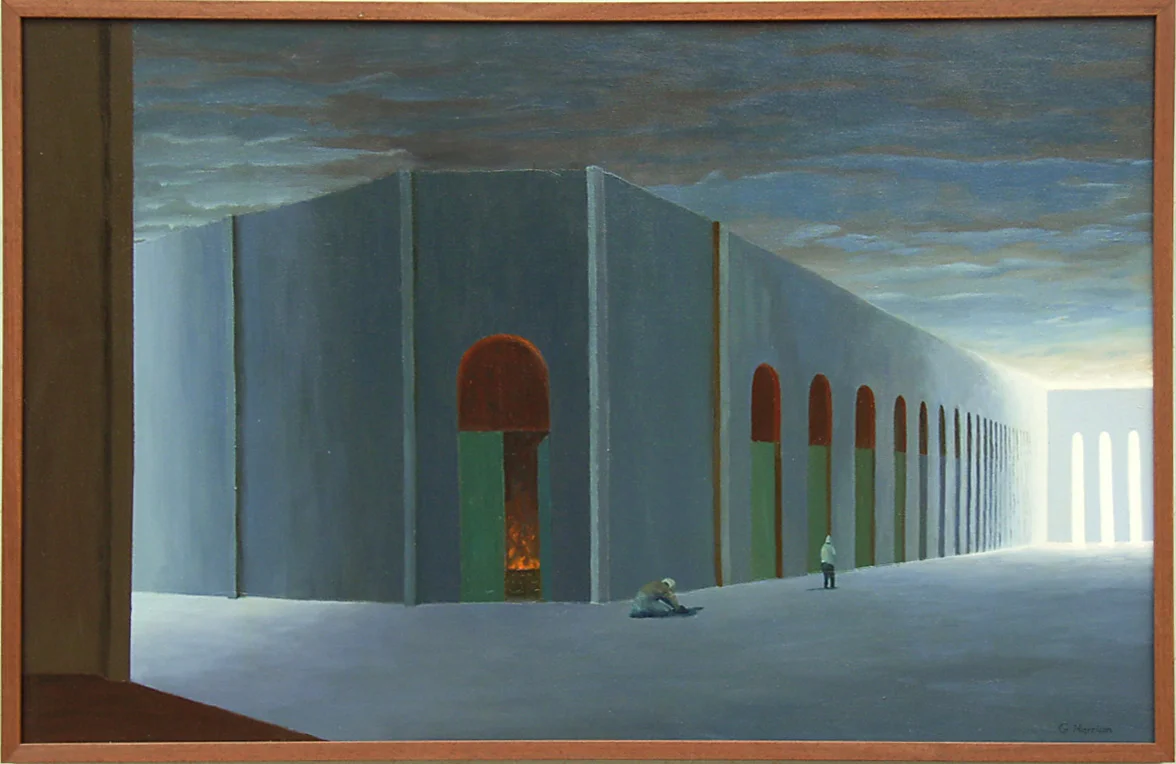 "St Lukes", Oil on Canvas 1999 75 cm x 117 cm
