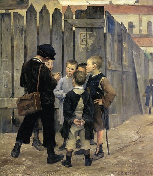 "A Meeting", 193 cm x 177 cm, Oil On Canvas 1884