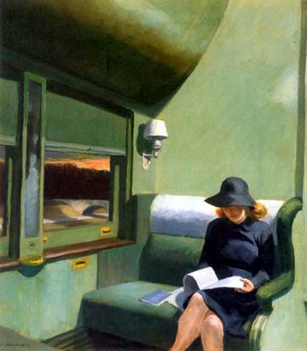 Edward Hopper, "Compartment C, Car 293".