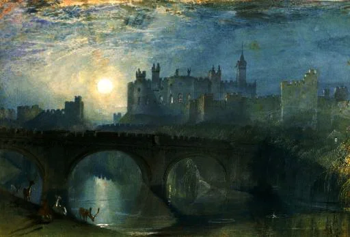 Alnwick Castle, Northumberland Watercolour JMW Turner