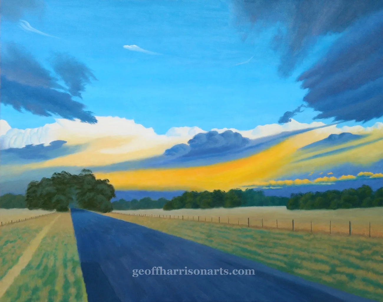 Storms Over The goldfields Oil On Canvas 97 cm x 122 cm
