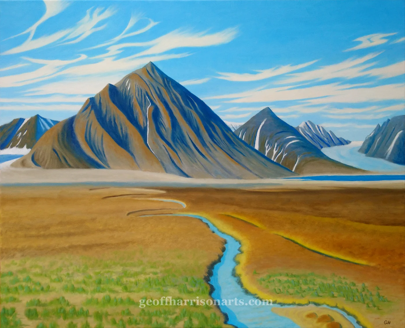 Arctic Summer Oil On Canvas 77 cm x 92 cm