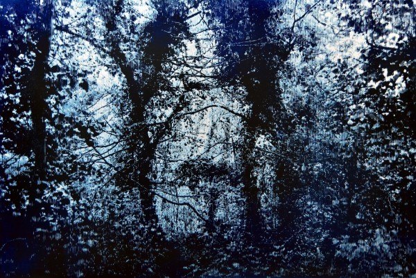 Katsutoshi Yuasa, Tread Softly Because You Tread On My Dreams, Oil-based Woodcut