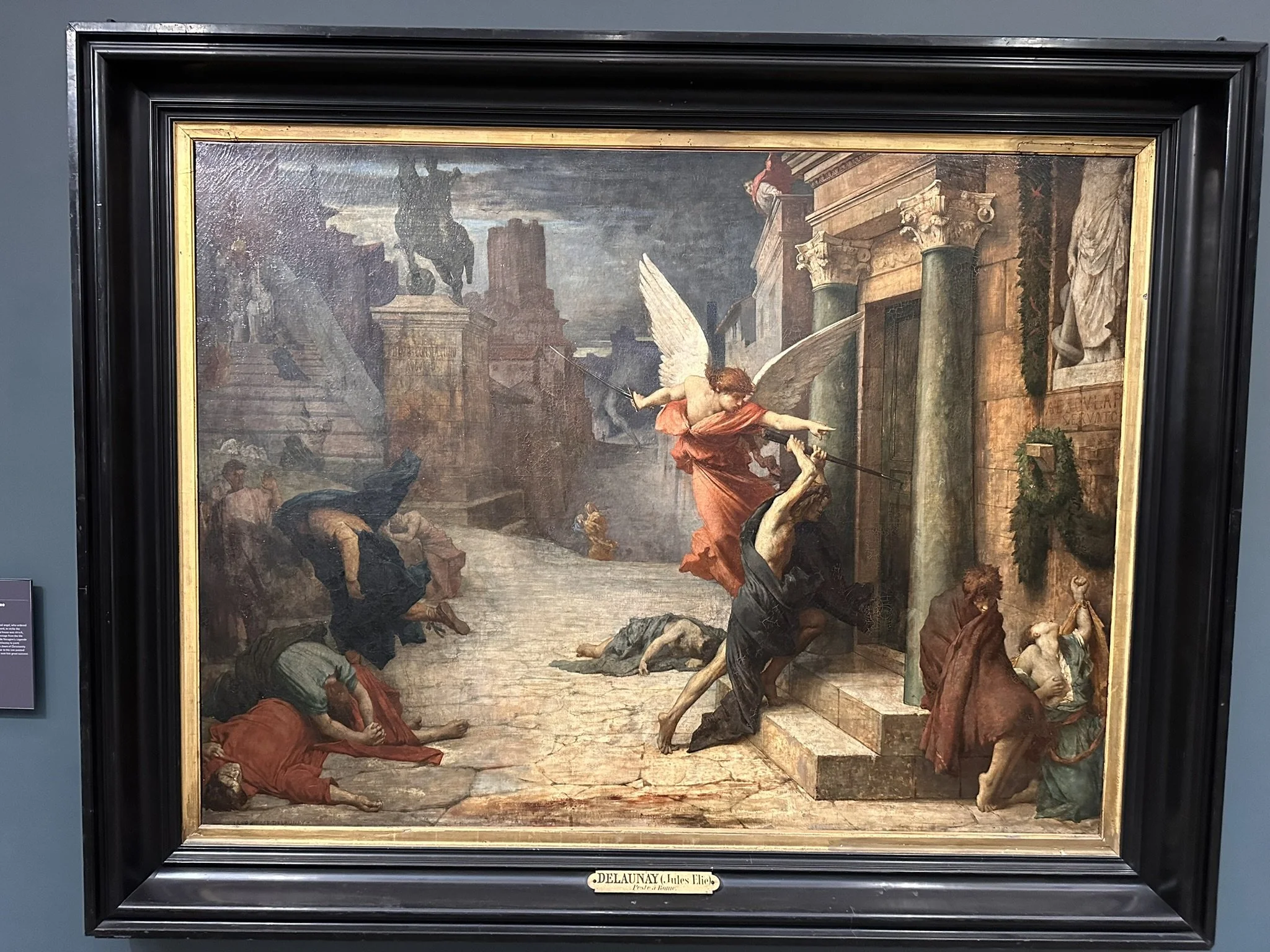 Jules Delaunay, "The Plague in Rome".  Musee D'orsay