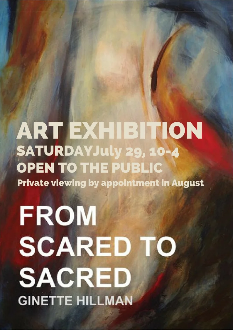 In July & August of 2017, Ginette Hillman will stage her first solo exhibition at The Glass Studio at Replants in Fremantle, Titled ‘From Scared to Sacred’.