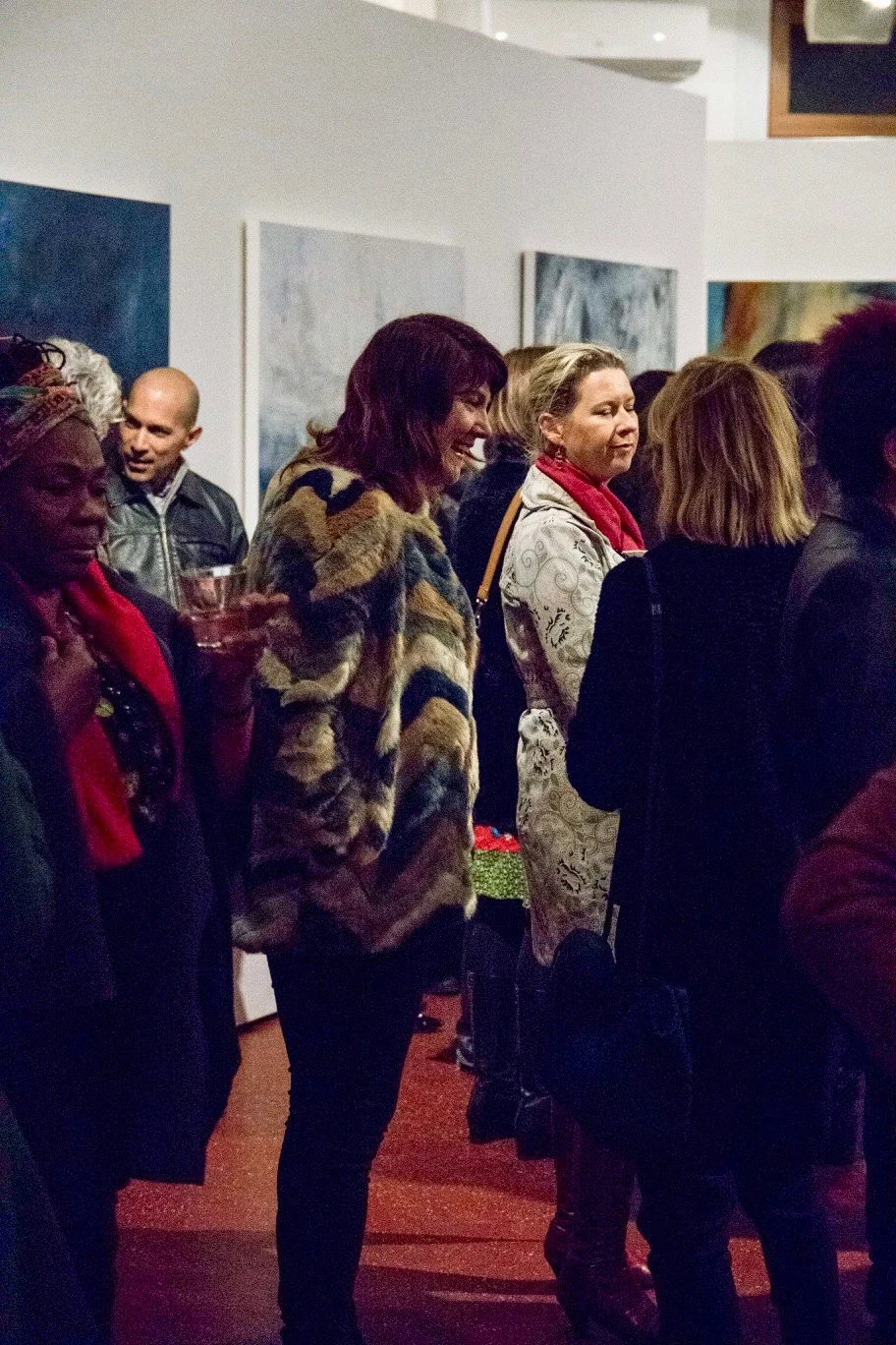 Opening night, 'From Scared to Sacred' Solo Exhibition