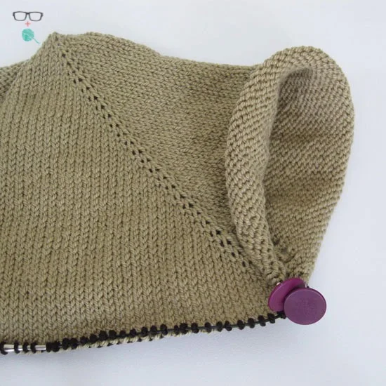 Here is the sleeve - safely on the cable.