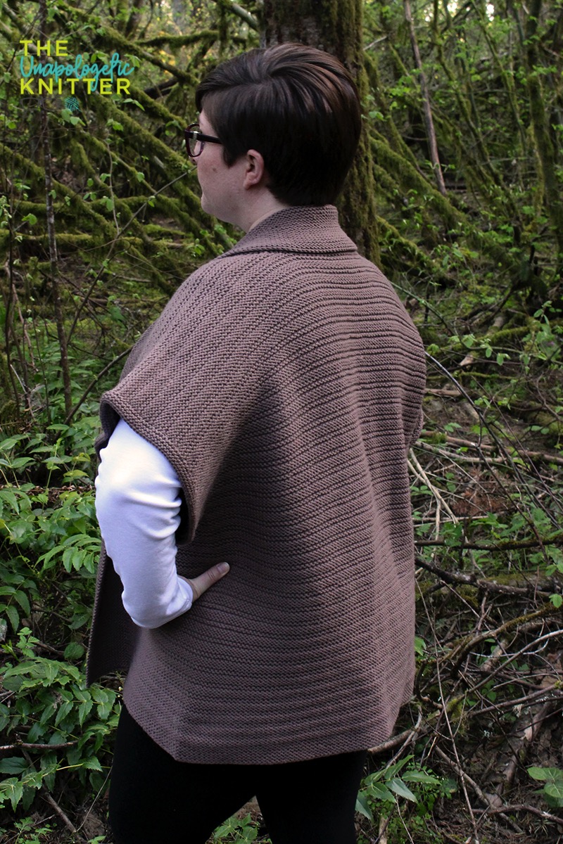 Point Reserve Cardigan - A top-down, seamless sweater knitting pattern.