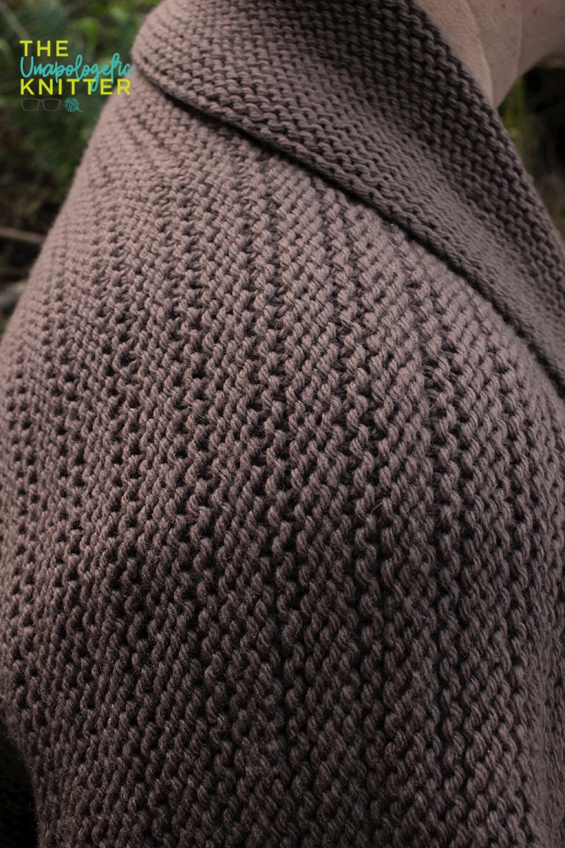 Point Reserve Cardigan - A top-down, seamless sweater knitting pattern.