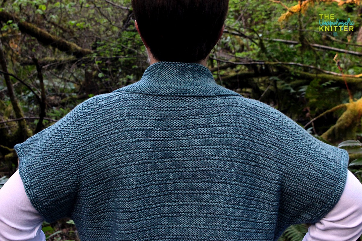 Point Reserve Cardigan - A top-down, seamless sweater knitting pattern.