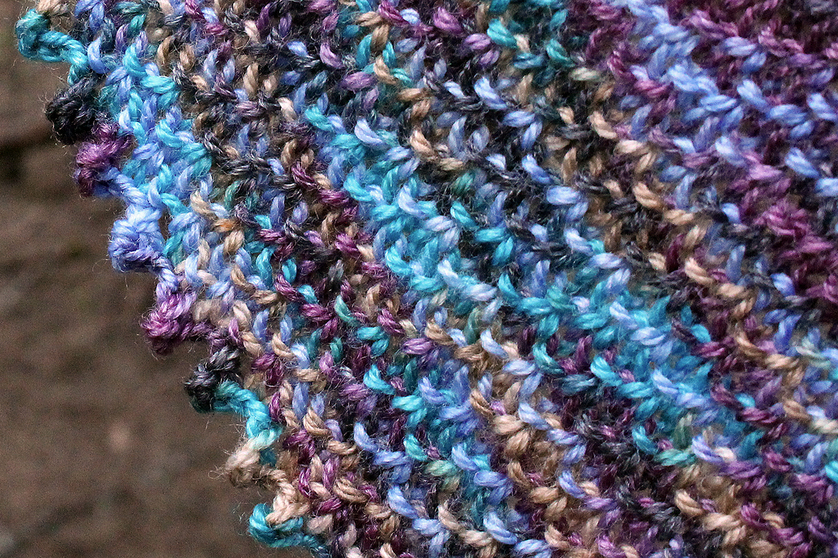 My Simple Solution - One Skein Shawl Knitting Pattern