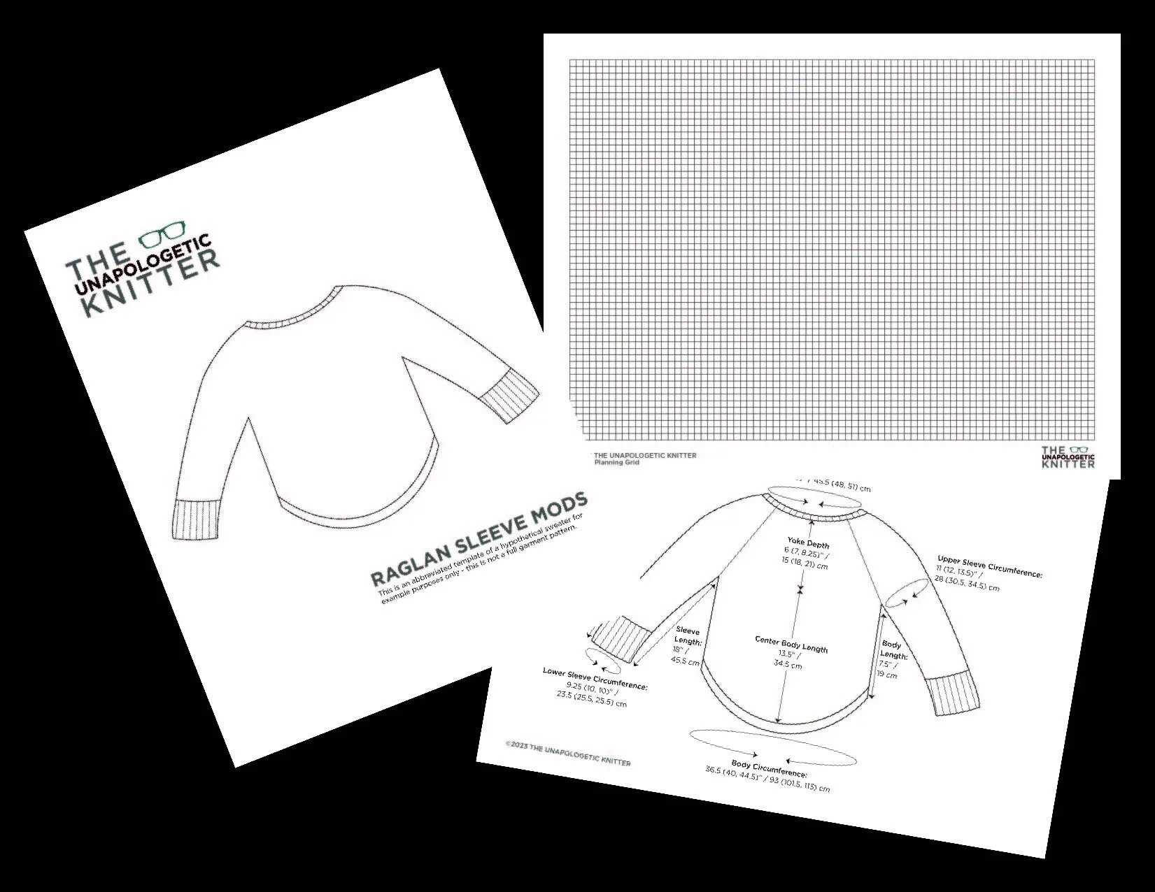 WLSW: MODIFYING SLEEVES ON TOP-DOWN RAGLAN STYLE SWEATERS